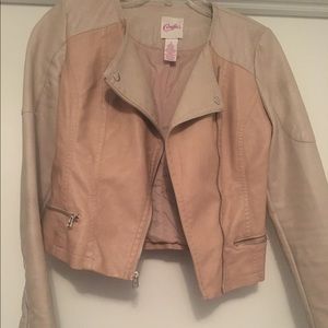 Juniors size S Candies leather jacket